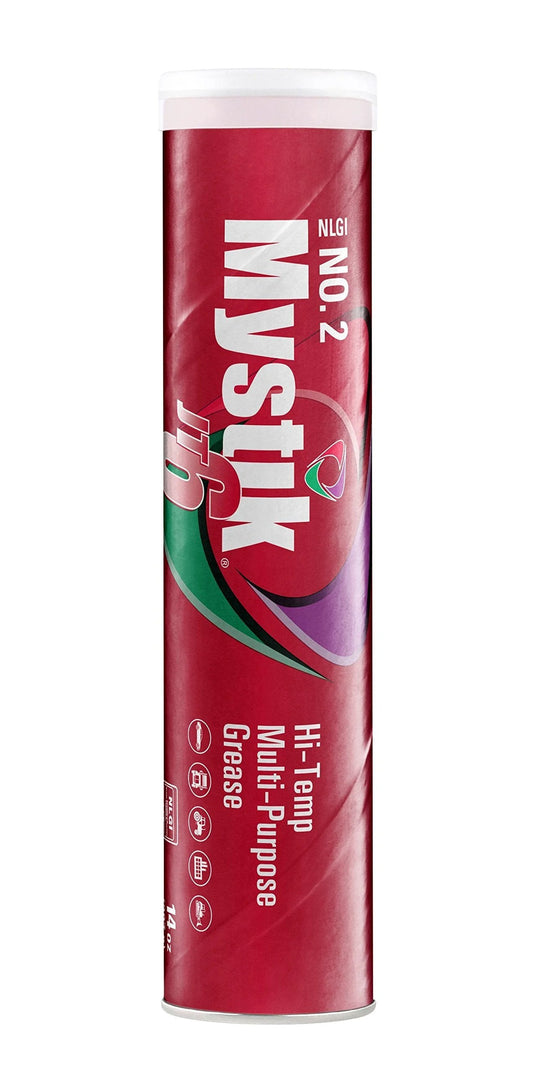 Hi Temp Multi Purpose Grease Cartridge Pack Of 10 14 Oz Each JT 6 For Heavy Duty Bearings Mining And Construction Equipment Mystik JT 6 Hi Temp Grease