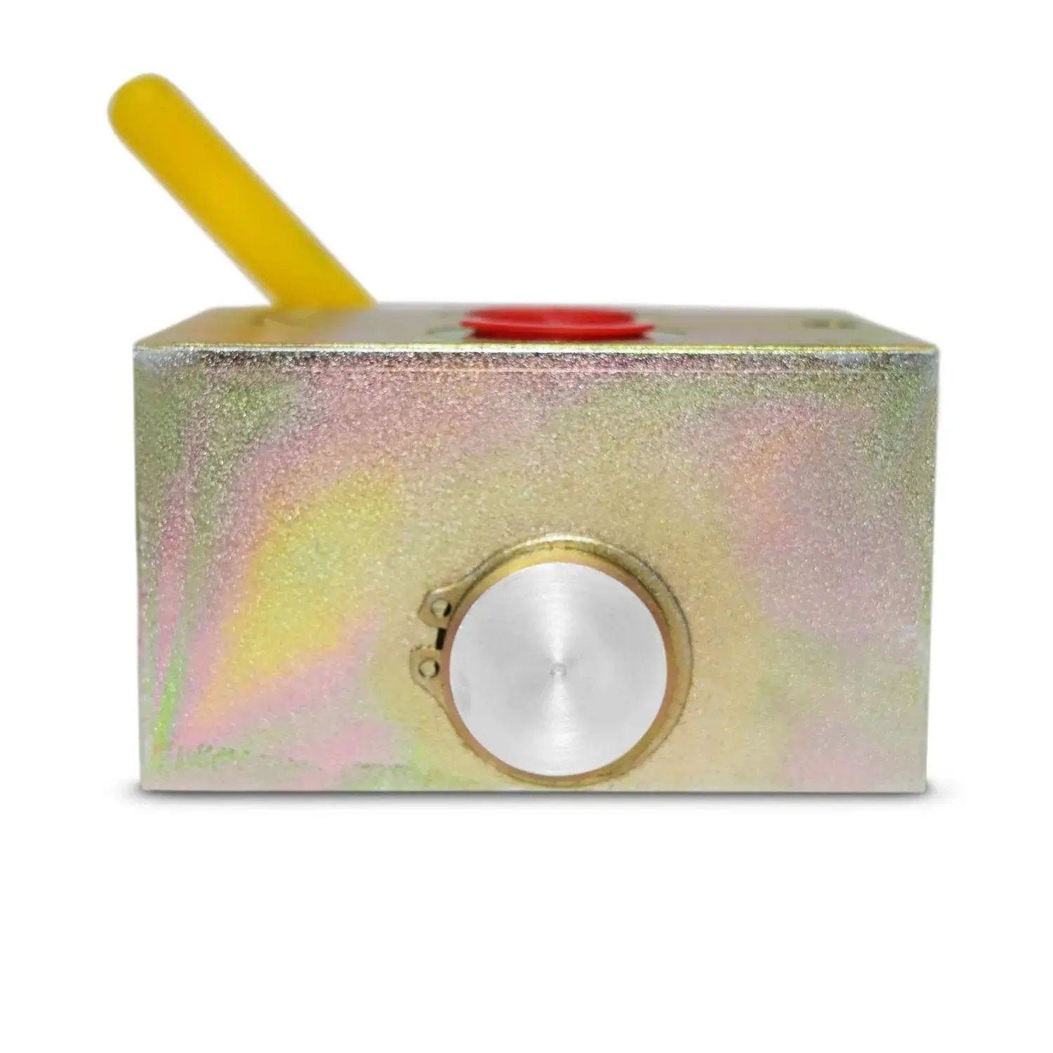 Manual Hydraulic Multiplier And SCV Splitter Diverter Valve with handle switch, metal casing, front view