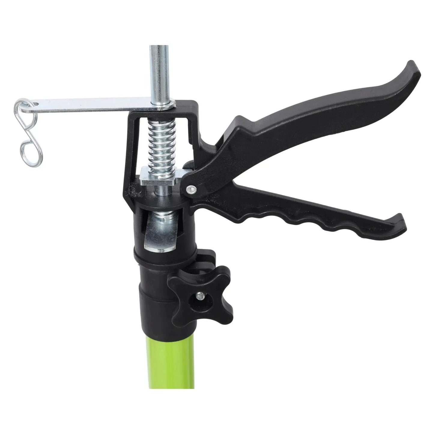 Close-up of Heavy Duty Adjustable Support Poles 45 To 114 With Non Slip Pads For Cabinets showing locking mechanism.