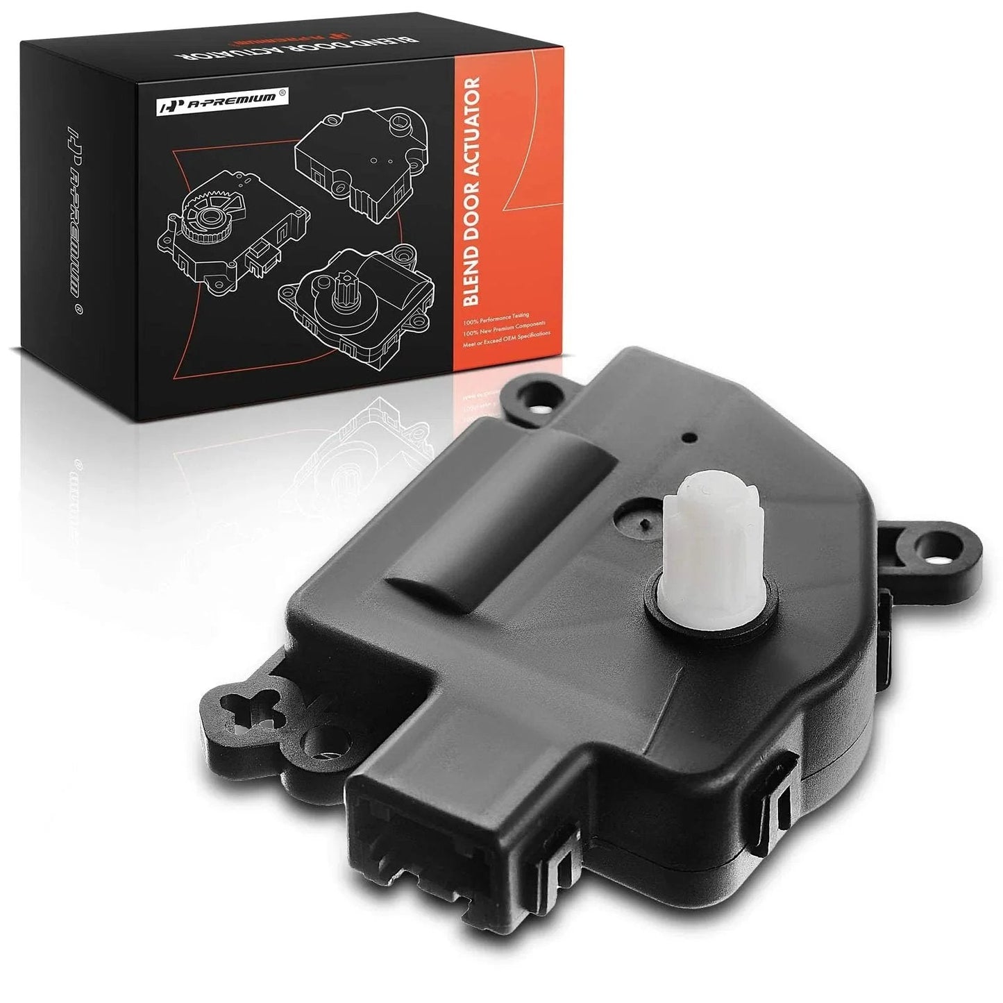 HVAC Heater Blend Door Actuator For Ford Mustang 2010-2014 Main Temperature Control Replacement AR3Z19E616A in packaging