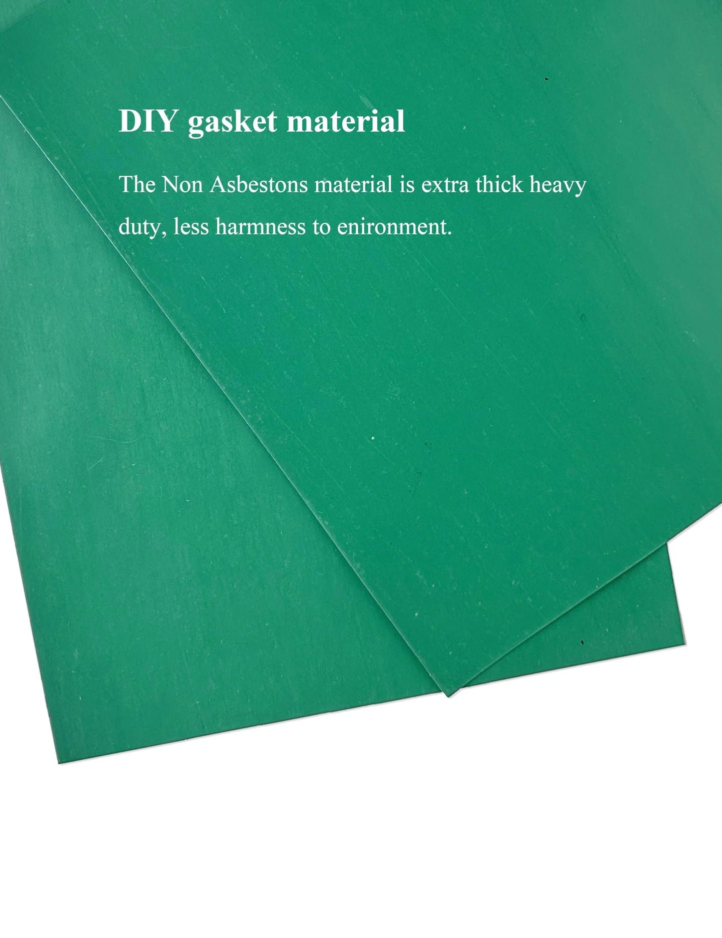 Two Pack 1.2mm Non-Asbestos Gasket Paper Sheets For Small Engines, Gasoline And Diesel Fuel Resistant, DIY Auto Rebuild Sealing