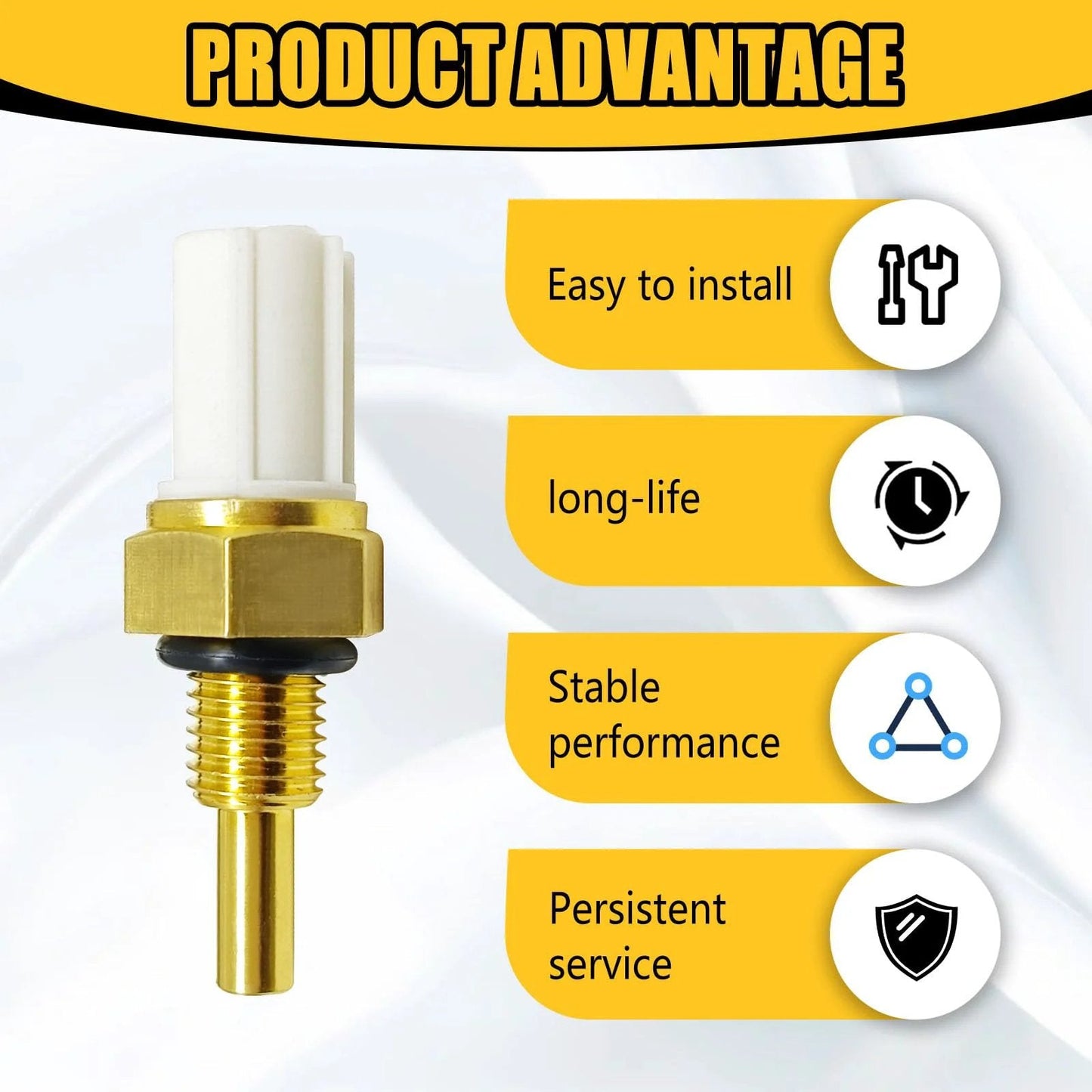 Engine Coolant Temperature Sensor Replacement For Honda Civic 2001-2011 advantages list and product image