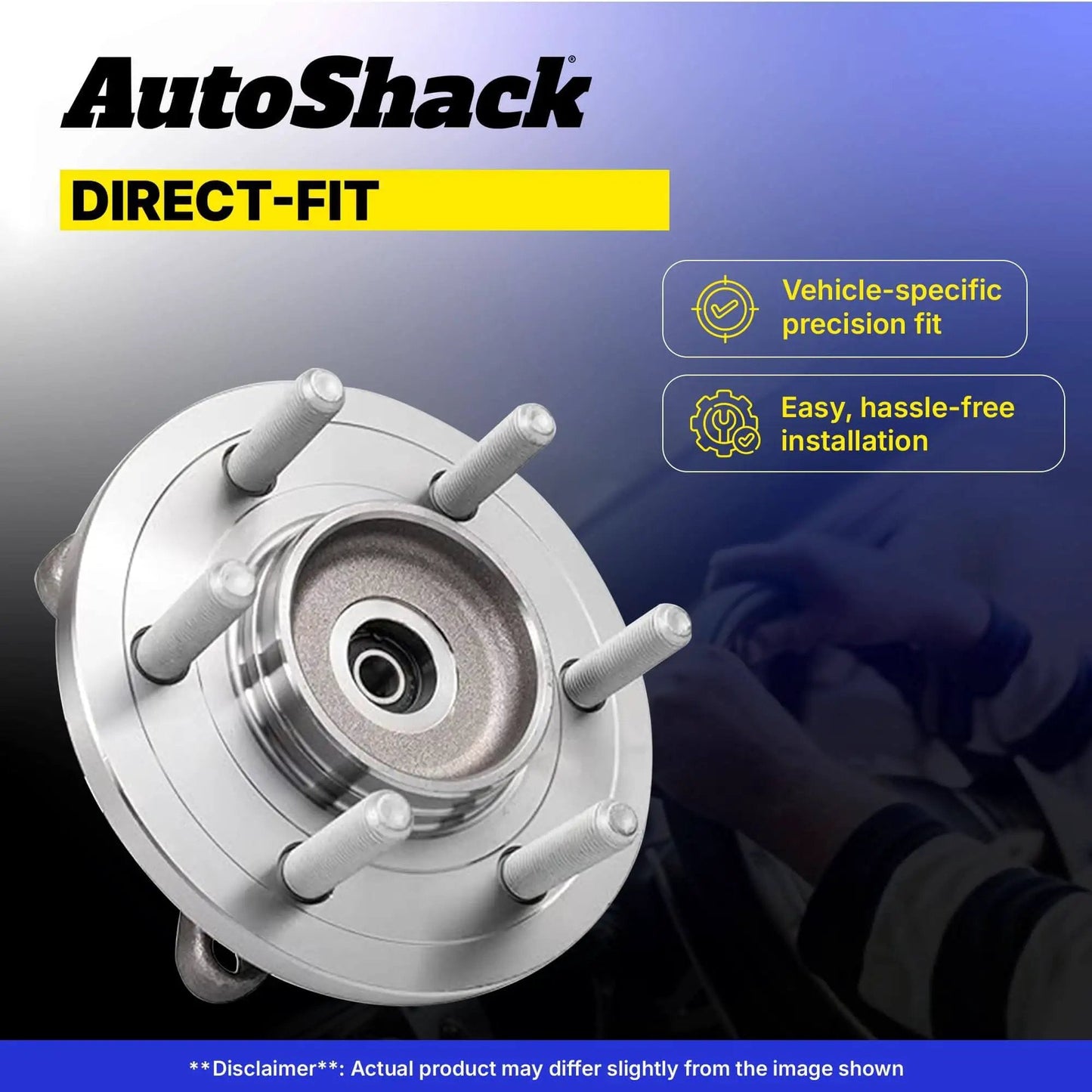Rear Wheel Hub Bearing Assembly With ABS For Left Or Right Side For 2006-2011 Buick Lucerne, Cadillac DTS display
