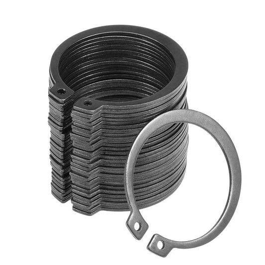 Stack of 45.5mm External Circlips C Clip Retaining Rings 50Mn Steel Shaft Snap Rings Set Of 30 Pcs for machinery and DIY projects