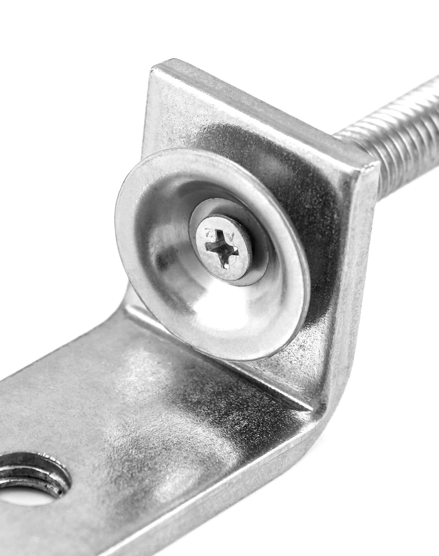 Close-up of Heavy Duty Stainless Steel C Clamp Set Two Pack For Home Improvement And Auto Repair Hand Twist Tiger Clamp Style Two By QWORK