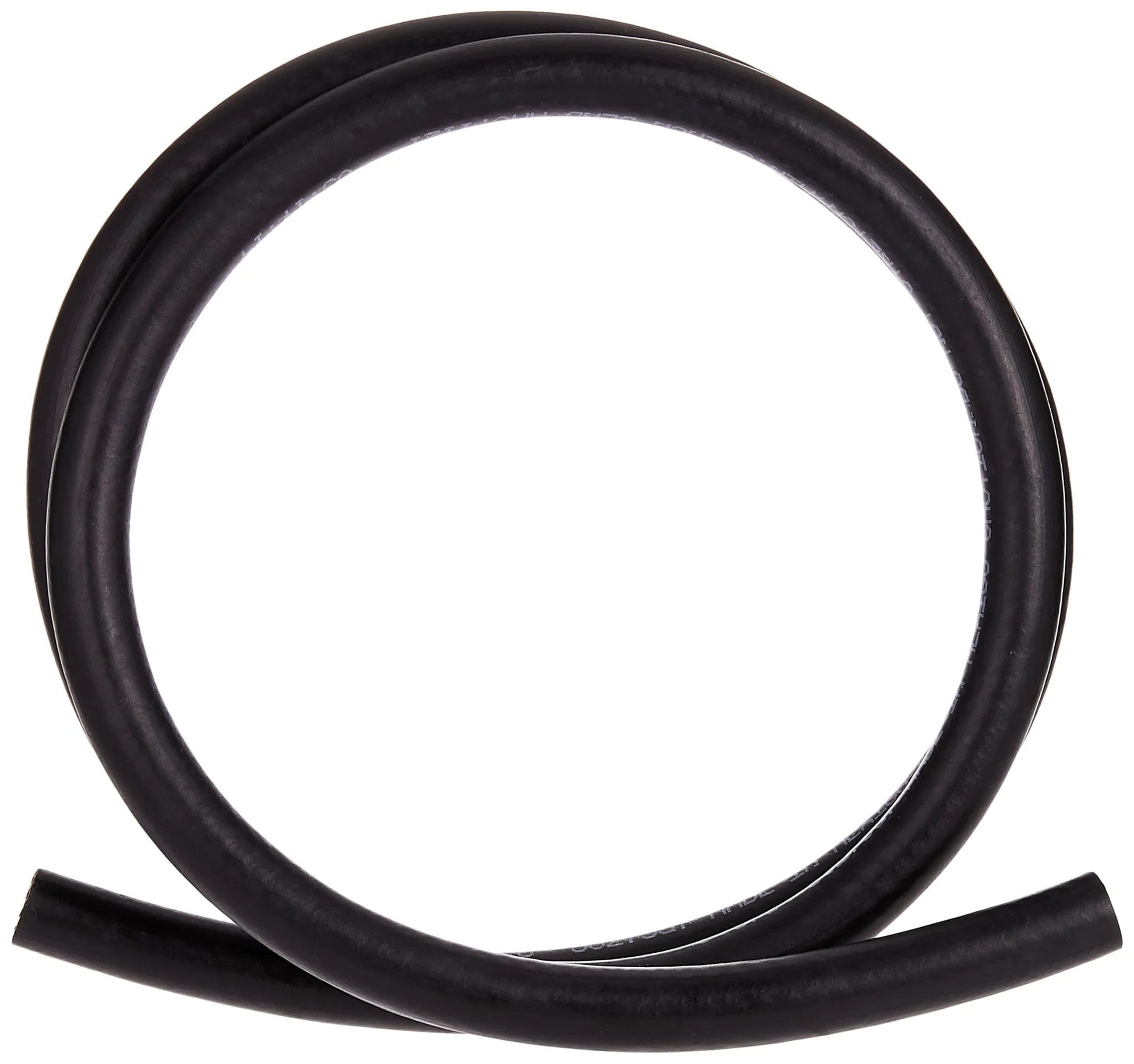 Heavy Duty Transmission Oil Cooler Hose Three Eighths Inch Diameter Four And A Half Foot Length With Double Cross Braided Construction For Tight Radius Transmission Fluid Lines For DIY Install Hayden Automotive coiled view