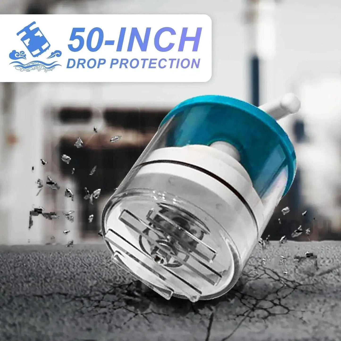 Rotation Handle Bearing Packer Tool with 50-inch drop protection on concrete surface