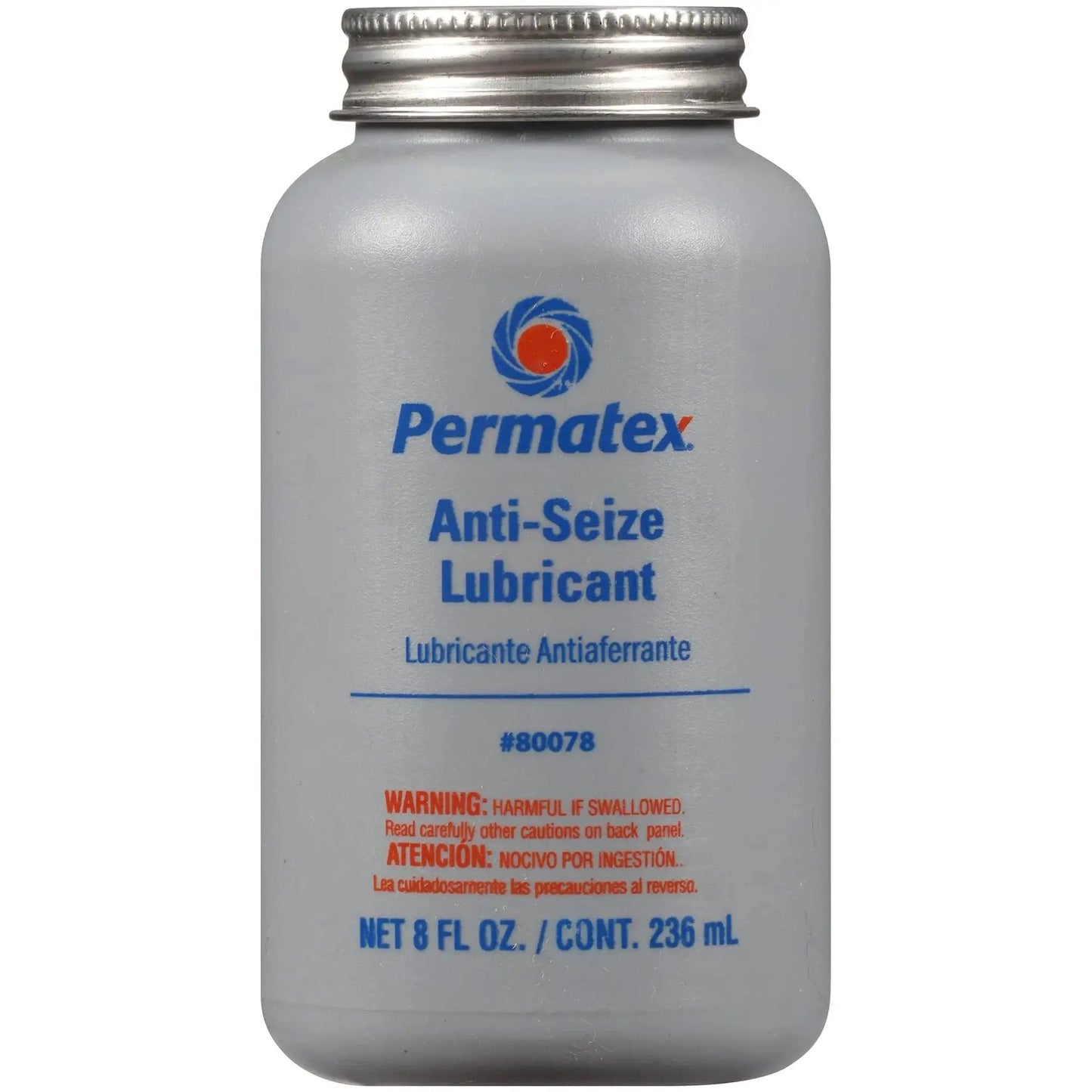 Permatex Anti Seize Lubricant 8 oz brush-top bottle for high temperature metal parts prevents galling corrosion and seizing