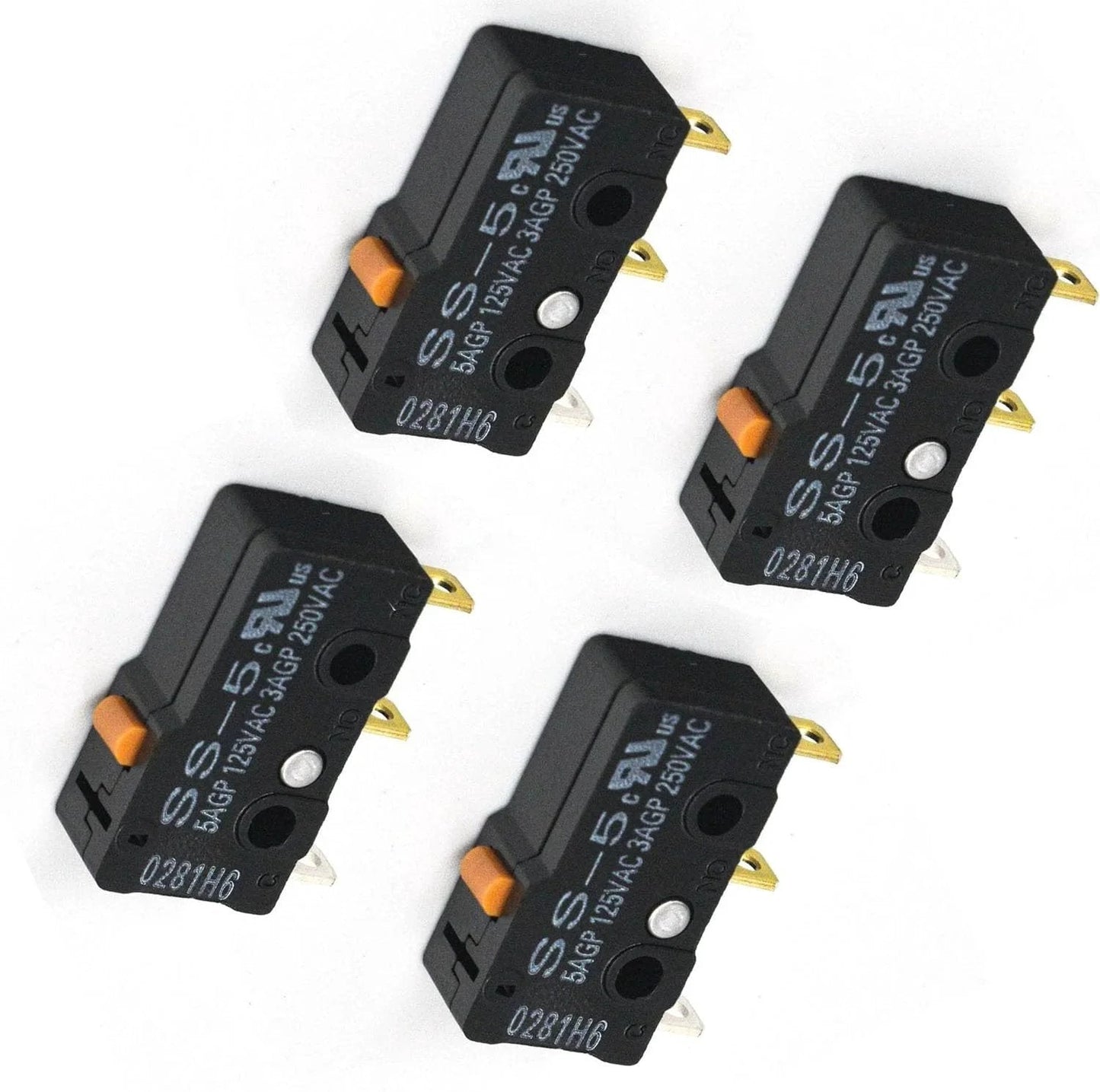 4 Pack Pool Valve Micro Switch Replacement For Pentair Compool CVA 24 Actuators Fits Pentair 510010 Replacement Part 5A 125VAC 3A 25VAC Ratings Save Cash By Replacing The Switch Instead Of The Whole Actuator