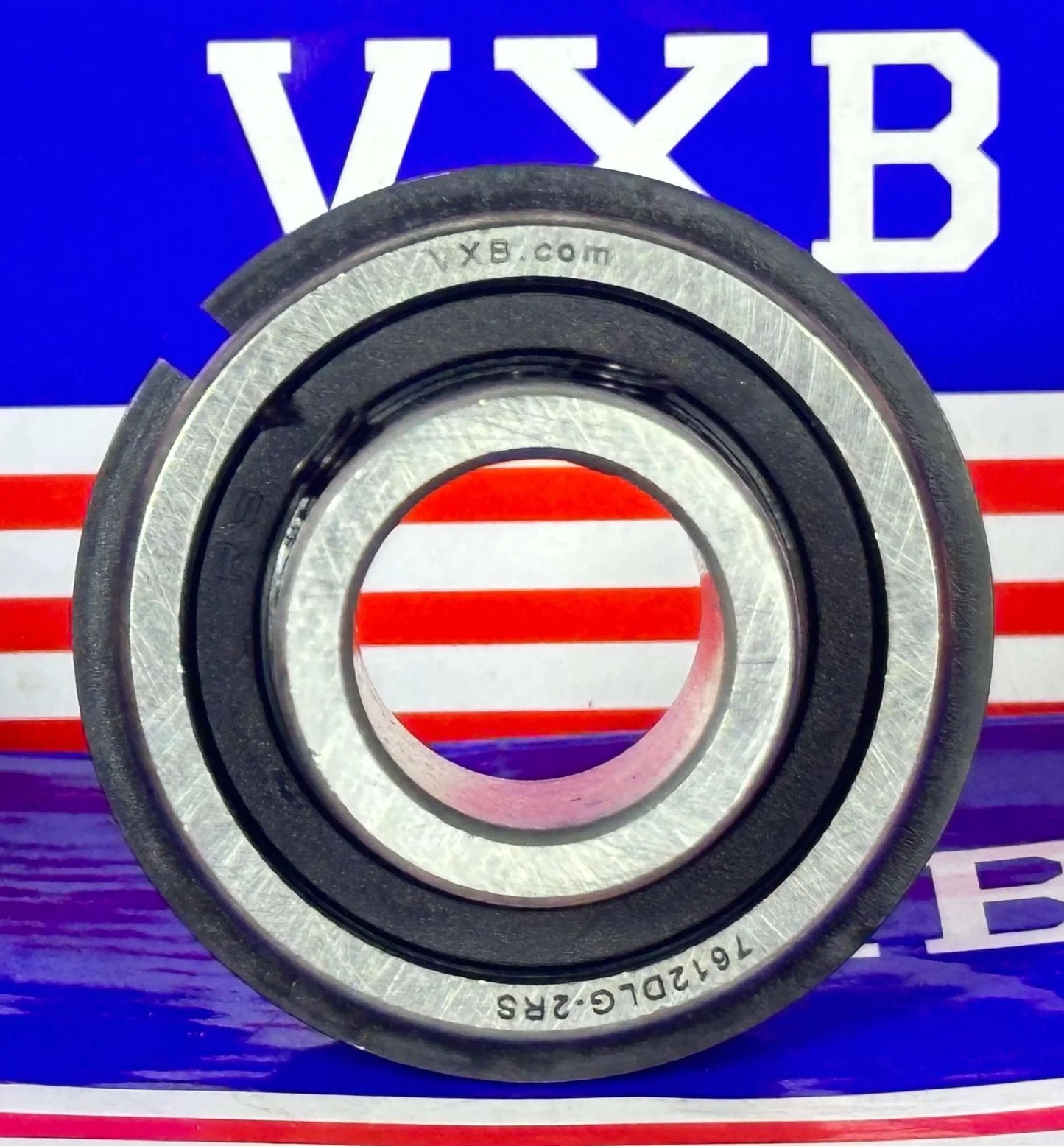 7612DLG-2RS Ball Bearing - 0.75" ID x 1.75" OD - Snap Ring