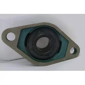 7/8" Bearing UCFL205-14 Black Oxide Plated Insert + 2-Bolt Flanged Housing Mounted Bearing