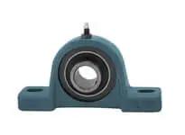 Single 70mm heavy-duty set screw expansion pillow block bearing with expansion housing, mounted ball bearing unit for shaft support