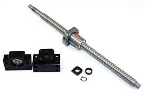 8' Feet Travel Stroke 20mm Anti-Backlash Ballscrew set - Nut & Bearing Supports