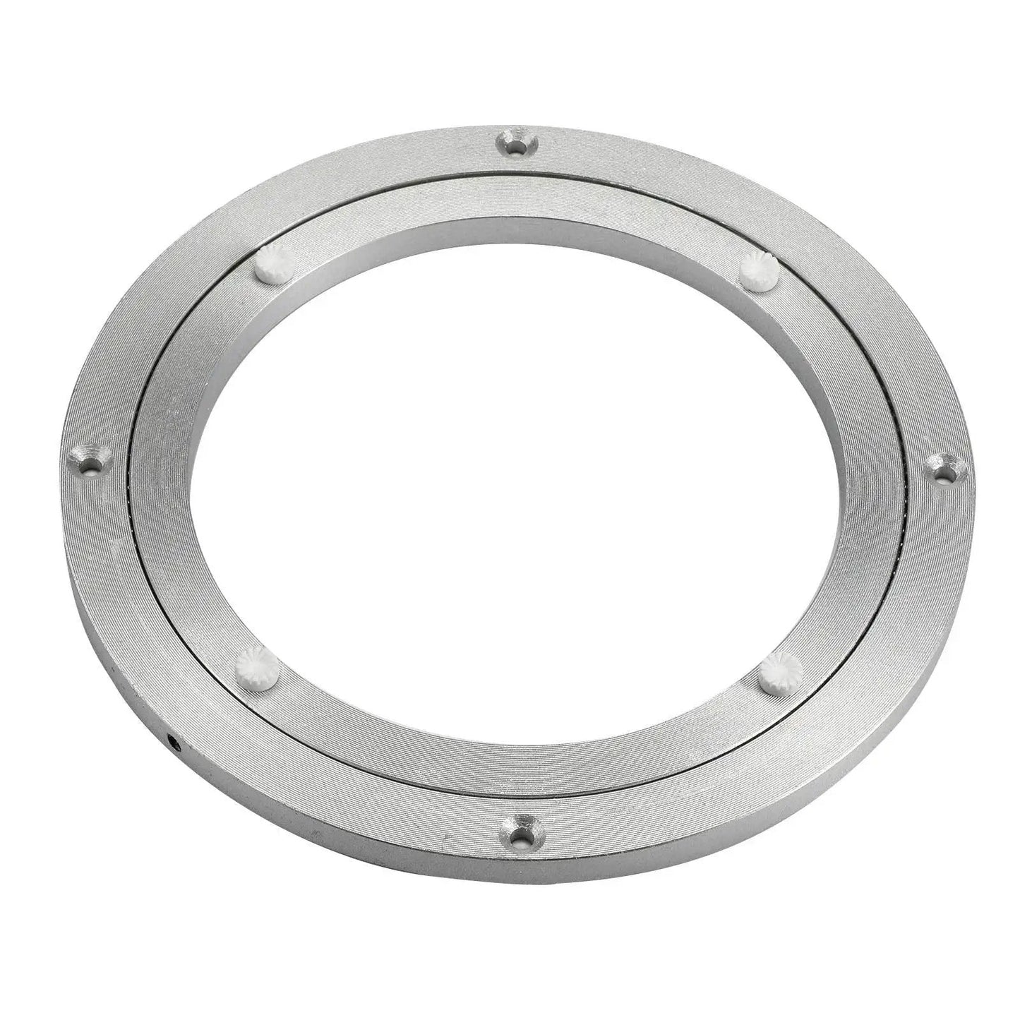 8 Inch Lazy Susan Base Only For Glass, Granite, Or Wood Tables, Heavy Duty Aluminum Alloy Rotating Turntable Bearing, Slip Proof And Rust Resistant