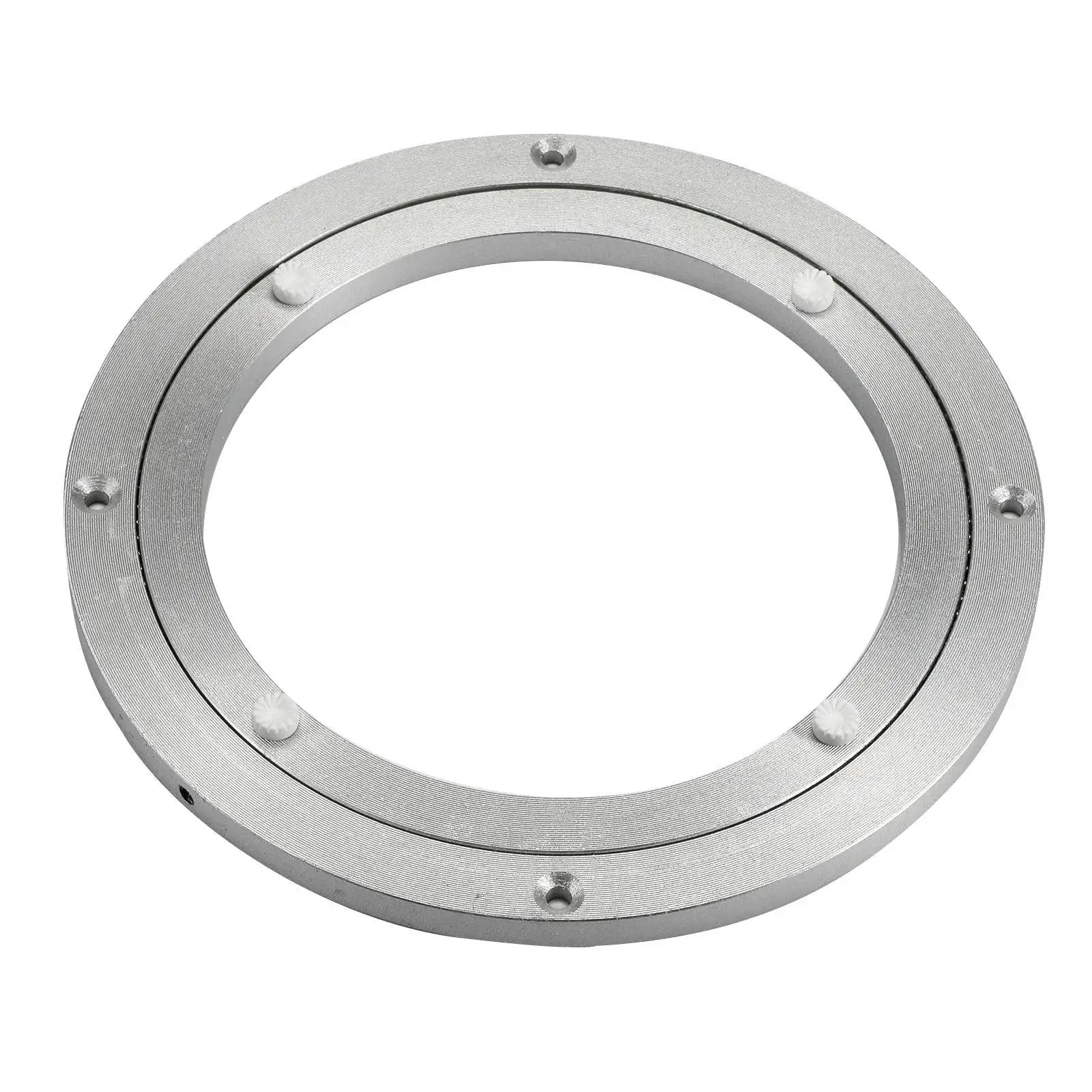 8 Inch Lazy Susan Base Only For Glass, Granite, Or Wood Tables, Heavy Duty Aluminum Alloy Rotating Turntable Bearing, Slip Proof And Rust Resistant