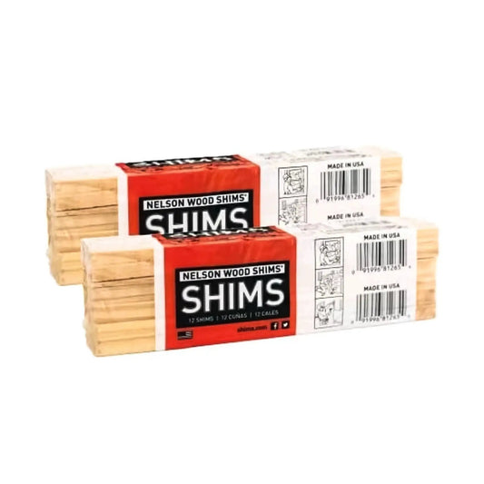 Versatile 8 Inch Wood Shims Set For DIY Projects And Home Improvement By Nelson, 24 Pack Delivers Easy Leveling And Spacing