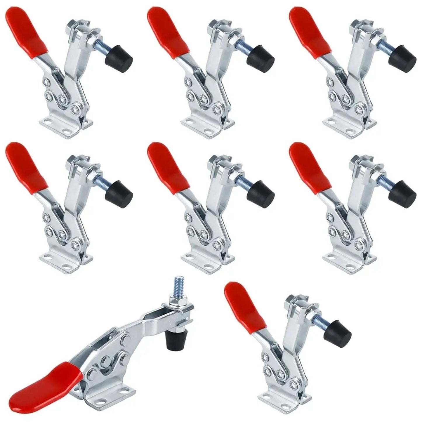8 Pack Toggle Clamps With 500 Lb Holding Capacity And 225D Quick Release, horizontal hold downs for DIY woodworking projects