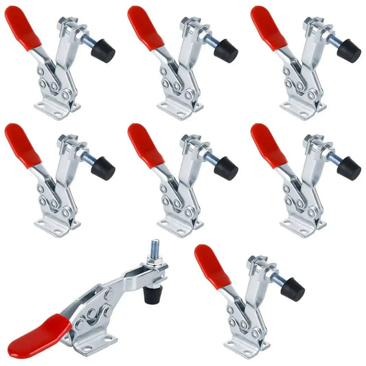 8 Pack Toggle Clamps With 500 Lb Holding Capacity And 225D Quick Release, horizontal hold downs for DIY woodworking projects