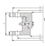 8 Ton Heavy Duty 40 inch Diameter Extra Large Turntable Bearing