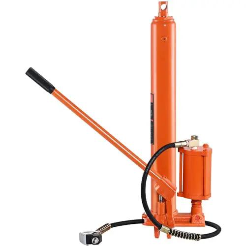 Heavy Duty 8 Ton Hydraulic Long Ram Jack For Engine Hoists With Air Pump And Clevis Base Cylinder VEVOR Engine Lift