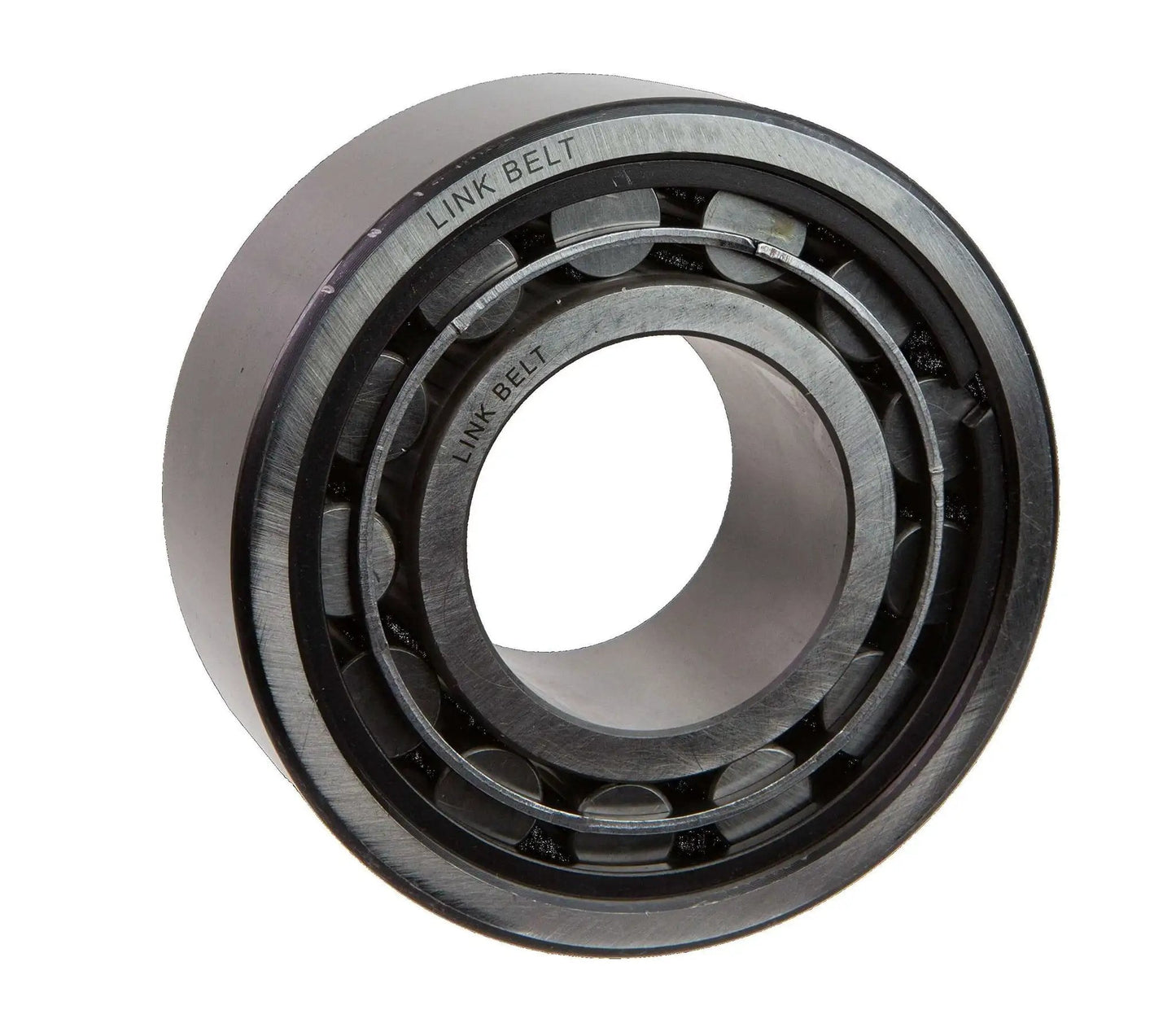 Front view of Built To Last 80mm Unmounted Cylindrical Roller Bearing MA5216TV Link Belt Rexnord Interchangeable Sealed Design.
