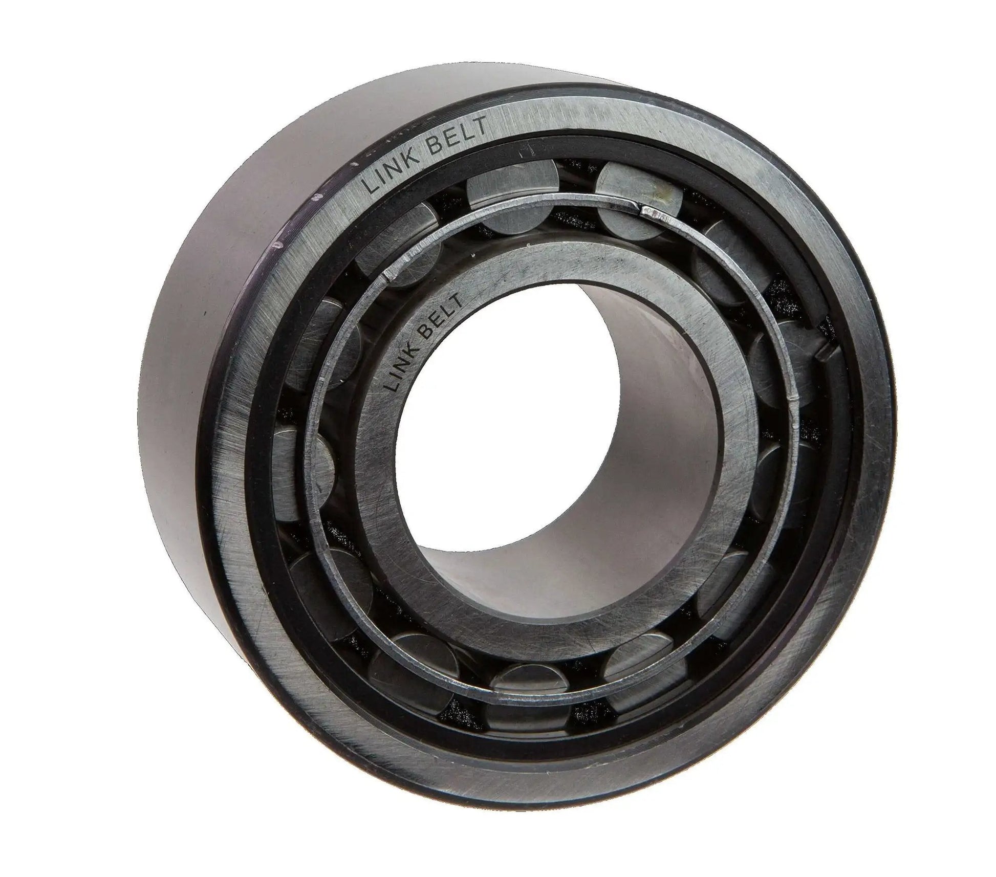 Front view of Built To Last 80mm Unmounted Cylindrical Roller Bearing MA5216TV Link Belt Rexnord Interchangeable Sealed Design.