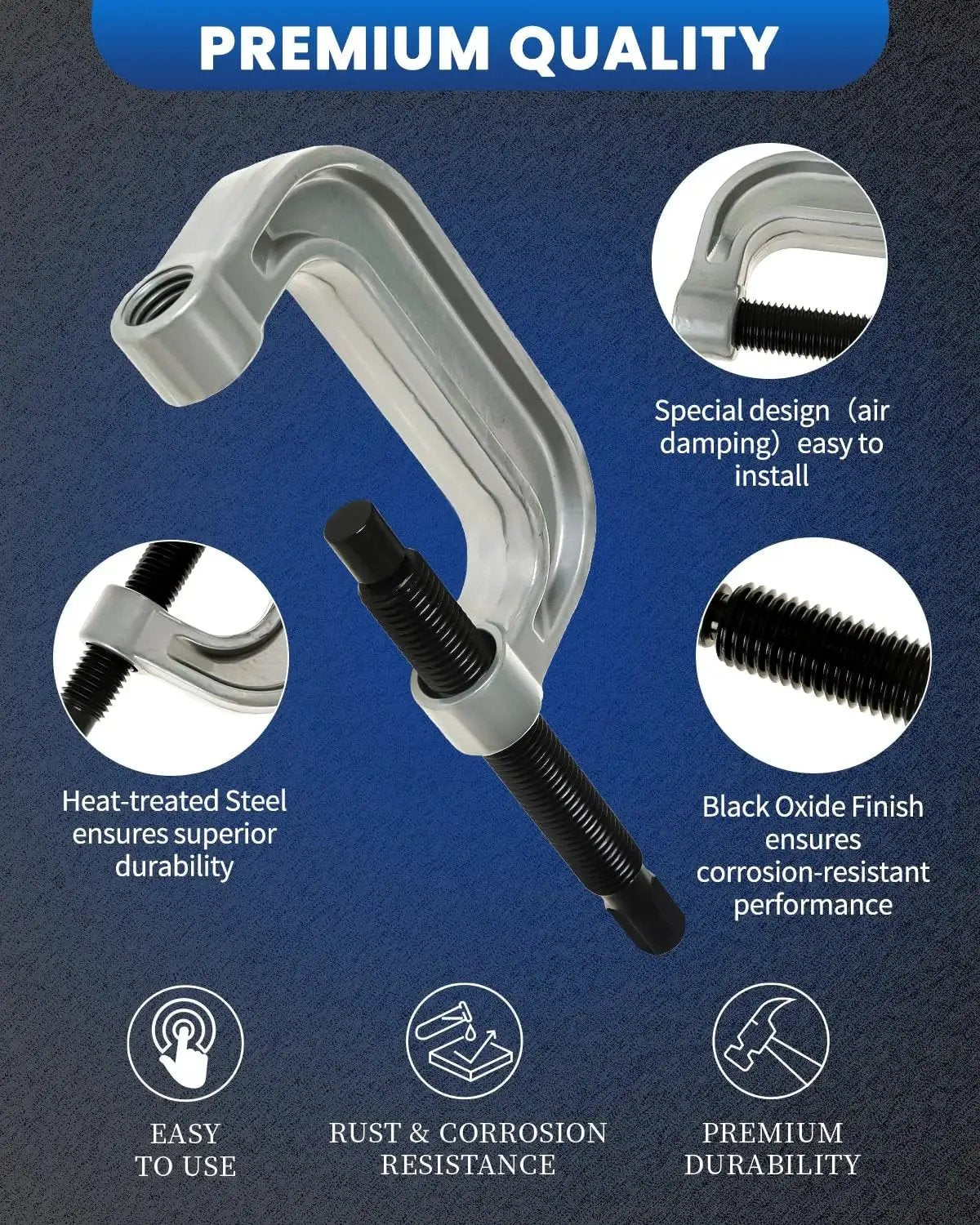 Ball Joint Press And U Joint Kit For Cars And Light Trucks 10 Piece Set showing tool components and features
