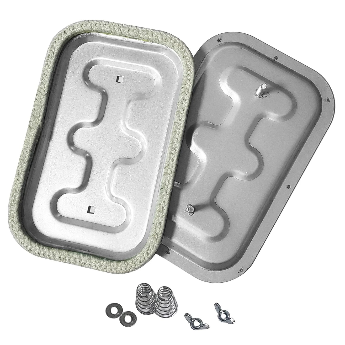 Grease Duct Access Door 10 x 6 Opening, 11 x 7 Door Size, High Temperature 2300 Degree F Ceramic Fiber Gasket