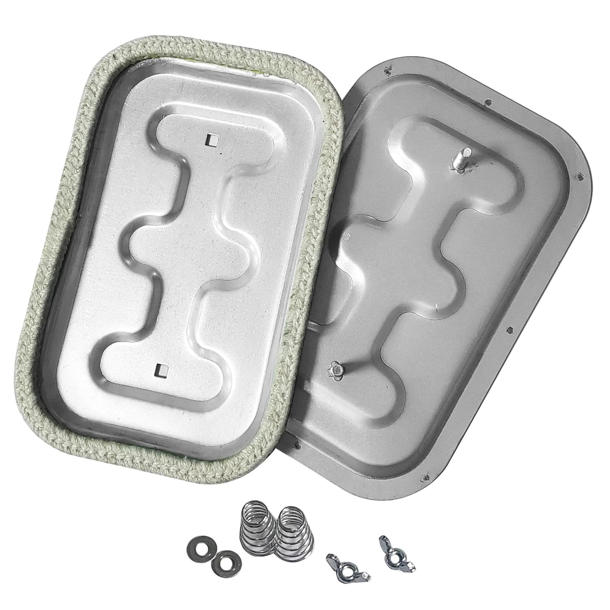 Grease Duct Access Door 10 x 6 Opening, 11 x 7 Door Size, High Temperature 2300 Degree F Ceramic Fiber Gasket