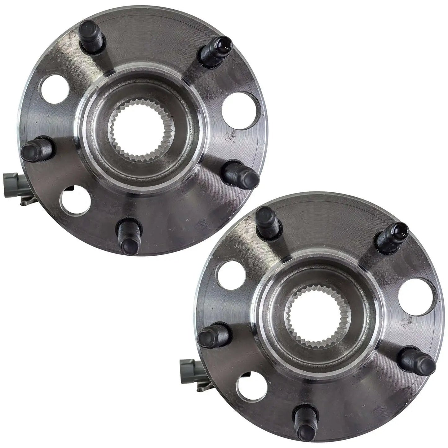 Front Left and Right Wheel Bearing and Hub Assembly Pair for Buick LeSabre Riviera Century Park Avenue With ABS Compatible 1992-1999