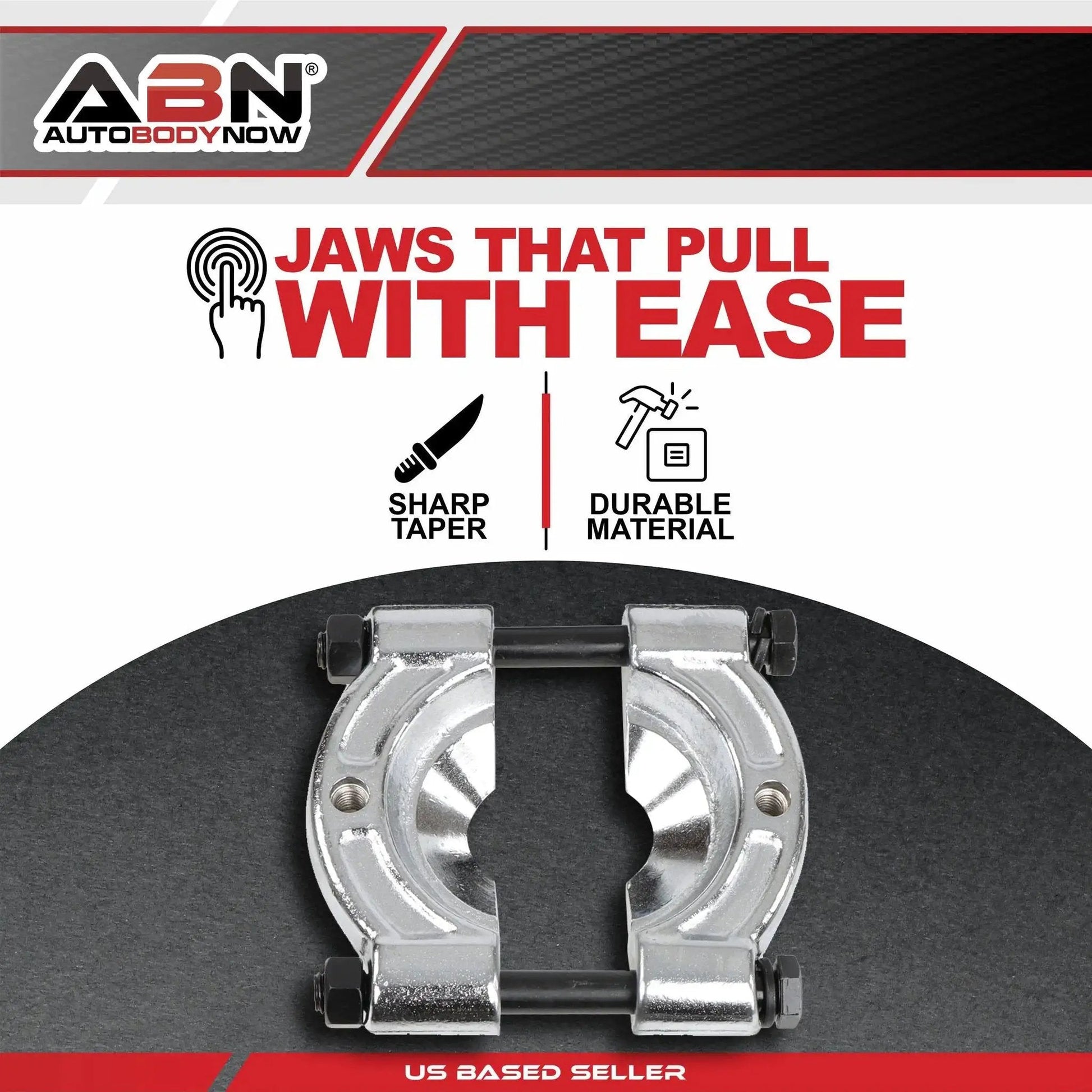 Bearing Puller Kit 14 Piece 5 Ton Automotive Bearing Separator With 2 And 3 Inch Jaws Gear Puller Tool Set, showcasing jaws and material.