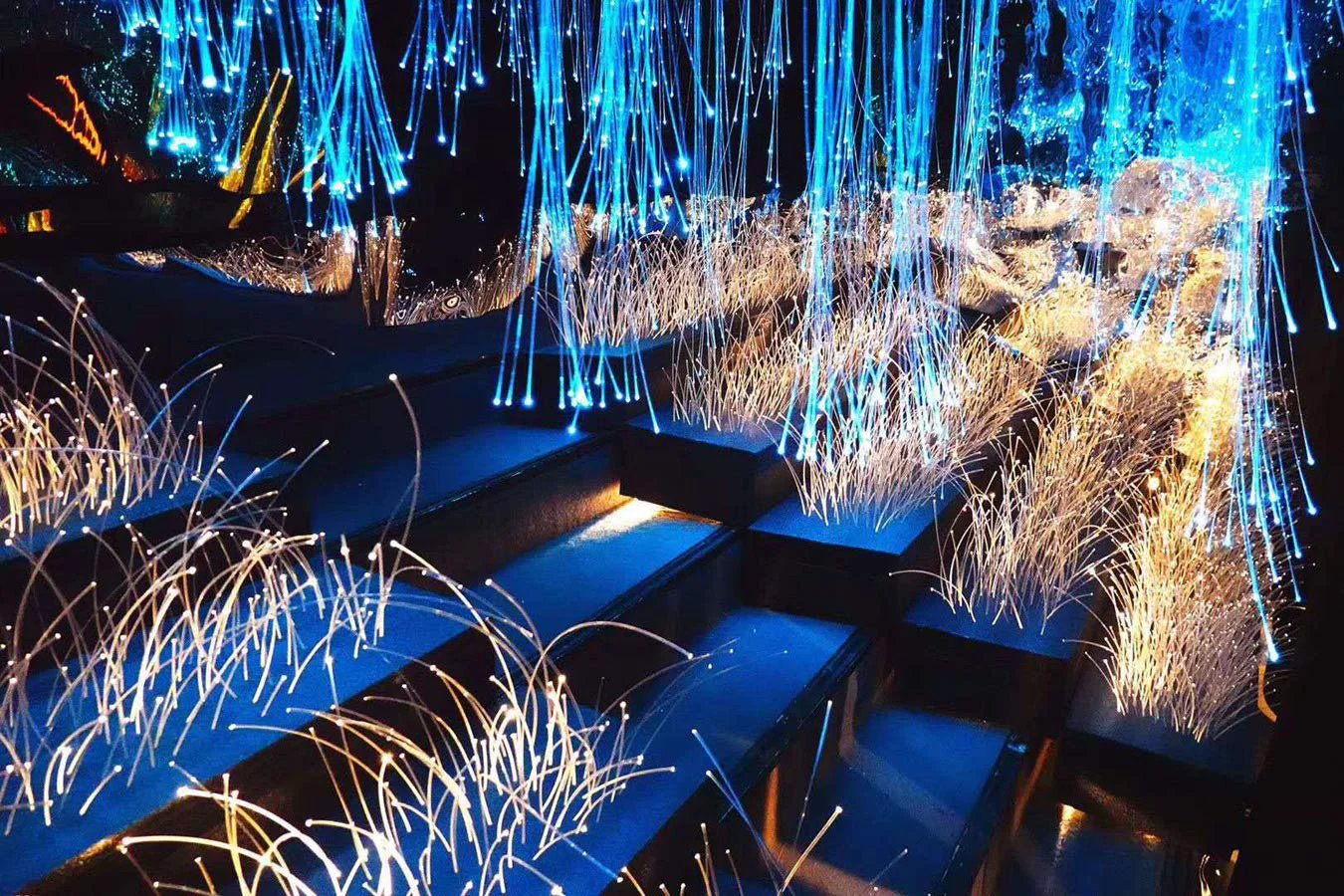 End Glow PMMA Fiber Optic Cable 1mm Diameter 50m Roll For Starry Sky Ceiling LED Lighting Dope Flexible Transparent Fiber