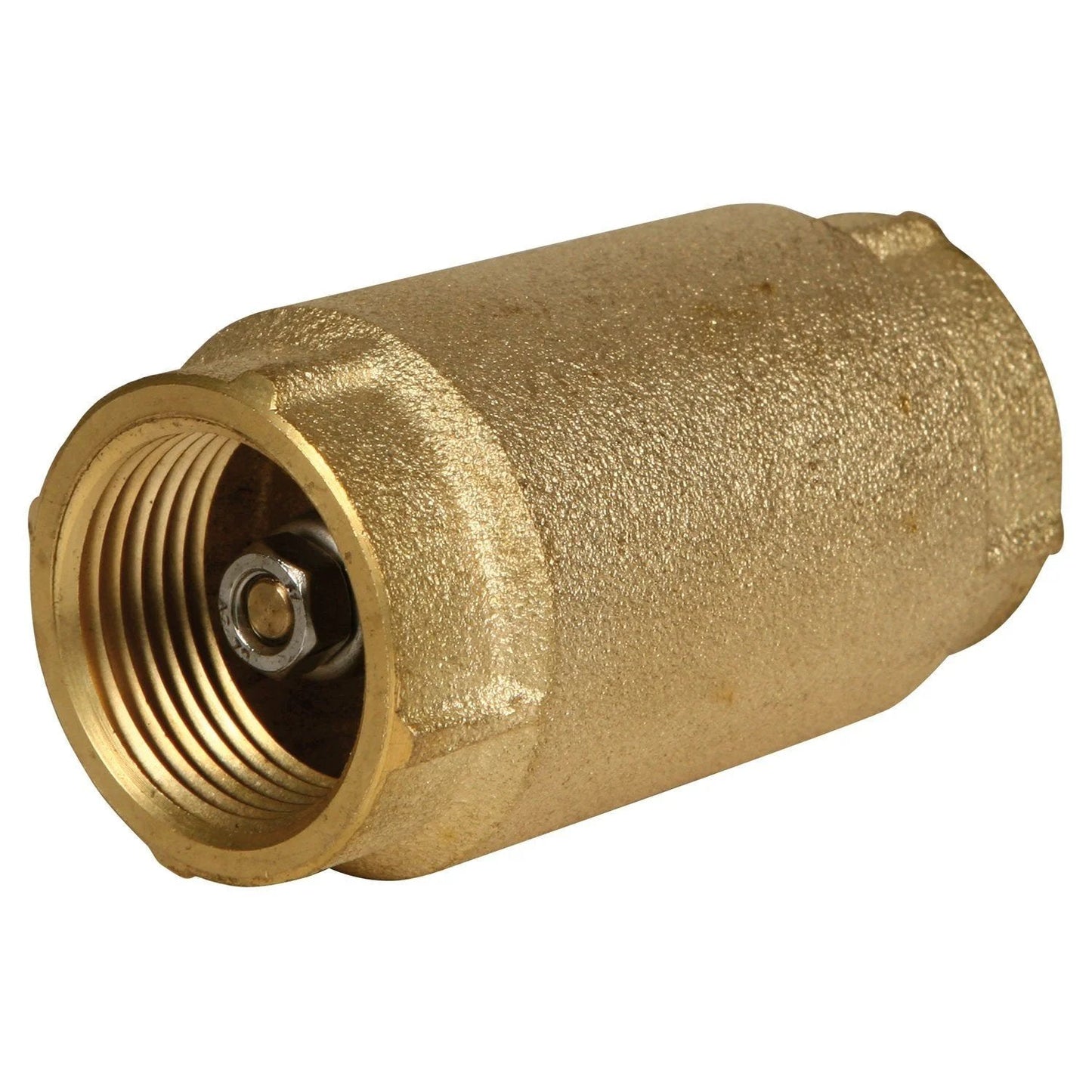 No Lead Brass Check Valve 1 Inch NPT For Water Well Pump And Pressure Tank Installation 200 Lb Series Ideal For Jet Pumps Or Down The Well Bronze Finish CVNL100BS American Granby