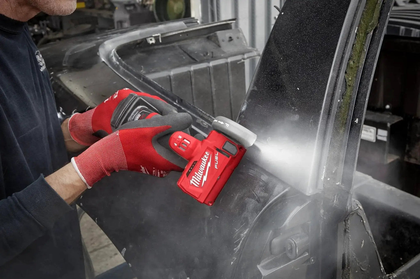 Compact 12V Cut Off Tool Bare Tool With Reversible Blade Rotation, Powerstate Brushless Motor, Redlink Plus Intelligence
