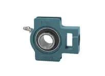 Front view of UCST205-16 Wide Slot Take-Up Unit 1 in Bore Single Bearing Unit, Set-Screw Locking, Cast Iron ST205 Housing.