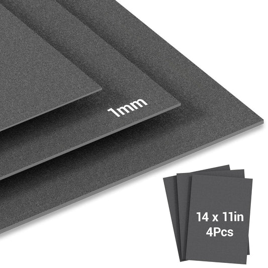 Non Asbestos Gasket Material Set For DIY Projects 4 Pack 14 By 11 Inch High Temperature Oil Resistant Sealing Sheet 1 Millimeter For Lawn Mower Engine Gasoline Or Diesel Rebuilds