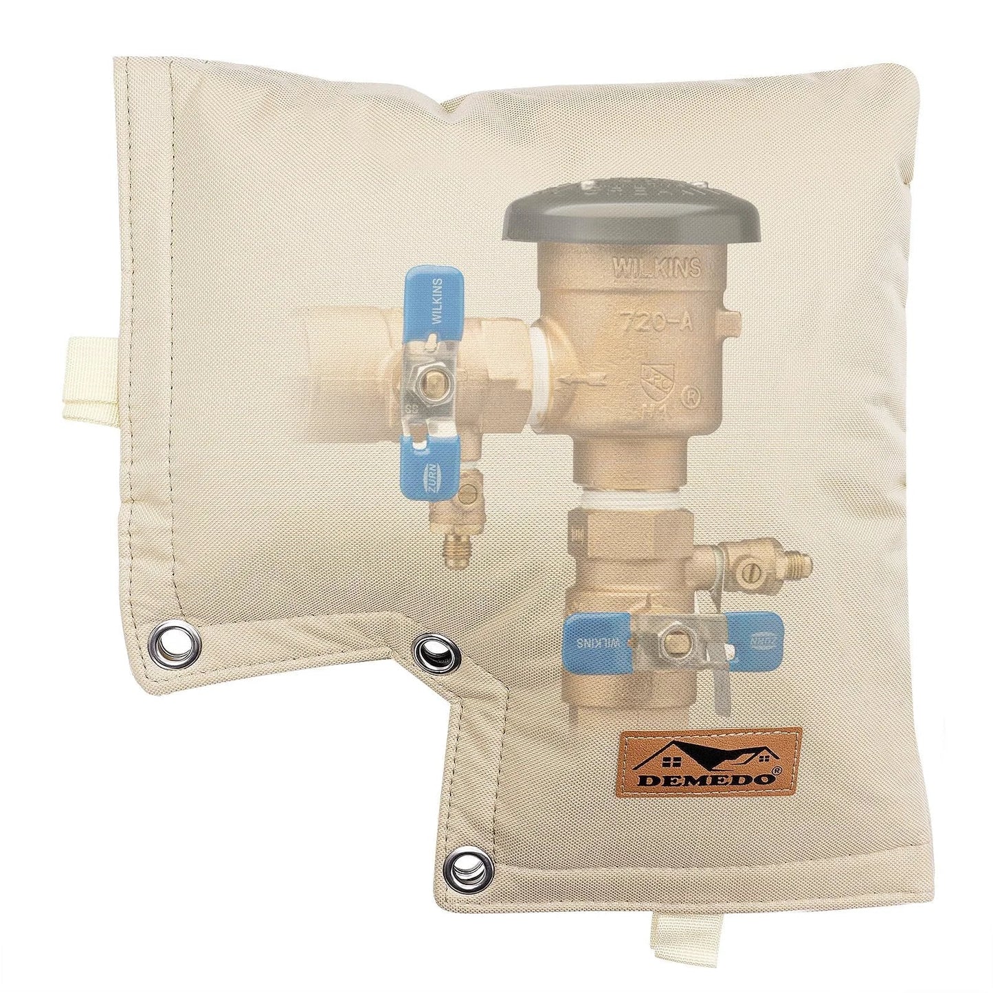 Backflow Preventer Cover For Pressure Vacuum Breaker Insulated Outdoor Irrigation Valve Cover For Winter Weather Beige Durable Shield