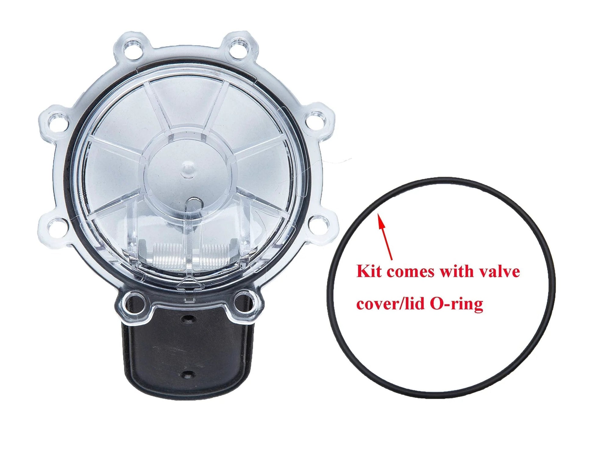Upgraded Pool Check Valve Rebuild Kit ATIE For Pentair 2 Inch Check Valve 263042Z 263042 valve cover lid and O-ring visible