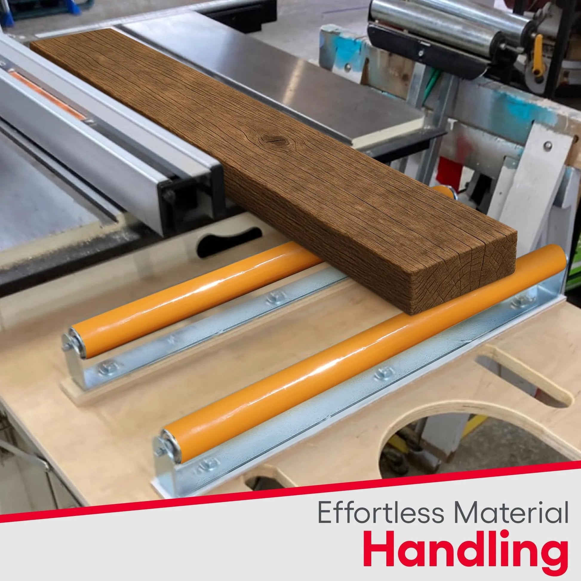 Heavy Duty Polyurethane Coated Conveyor Rollers With Brackets For Carts And Trolleys Two Pack Smooth Glide Ultimation Industries