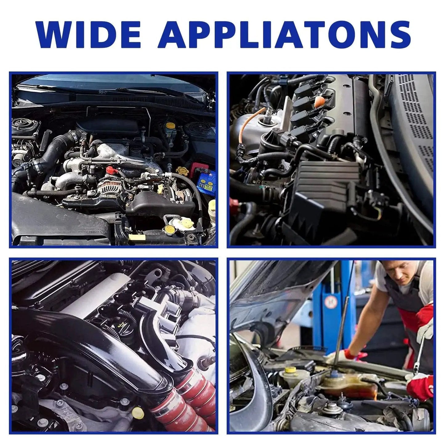 Nylon 66 Vacuum Connector Kit For Automotive Hoses 113 Piece Assortment Heat Resistant To 240C 460F Includes Tee Reducer And Straight Vacuum Connectors Black Nylon Construction For Easy Fit And Reliable Seal in use in various car engines with wide applications.