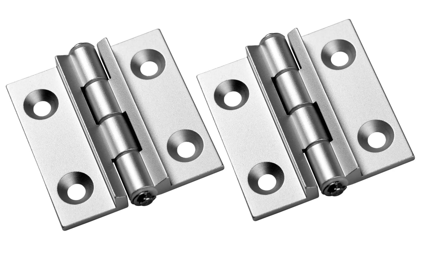Torque Position Control Hinges Aluminum Alloy Bushing Hinge 120 Degree Detent, 2 Pack, 2.4 Inch Length, Anodized Finish