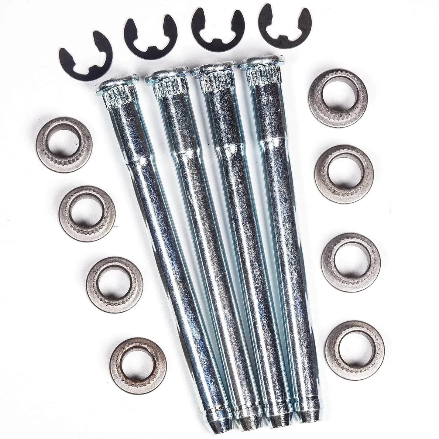 Door Hinge Pin And Bushing Repair Kit For 1994 To 2004 Chevy S10 S15 Blazer GMC Sonoma Jimmy Oldsmobile Bravada - pins, bushings, clips