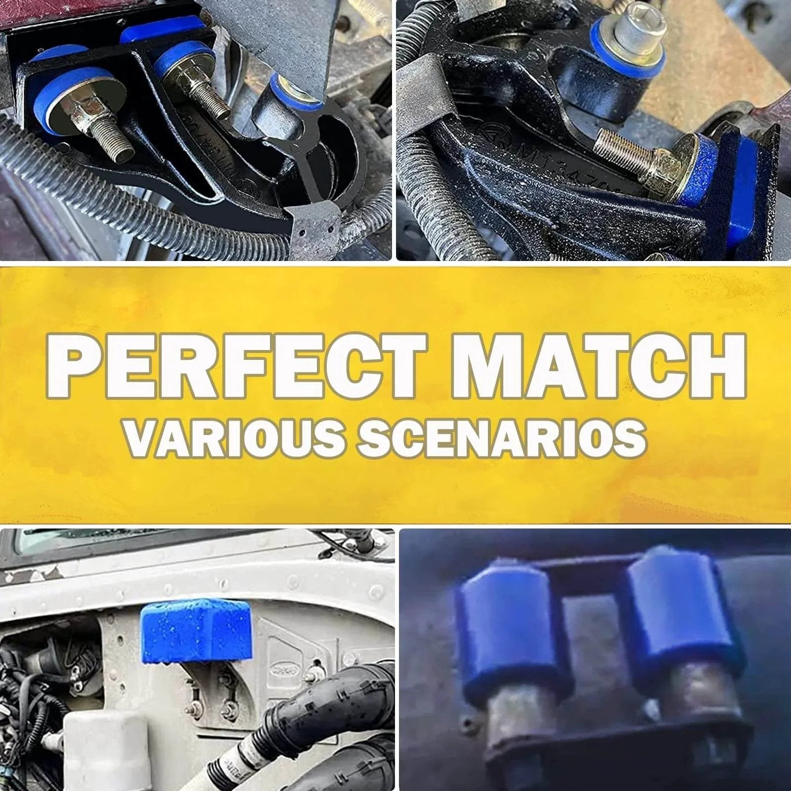 Engine Hood Hinge Pivot Bolt Kit With Truck Hood Bumper And Hood Roller Bushings For 357 377 378 379 Models in various installations