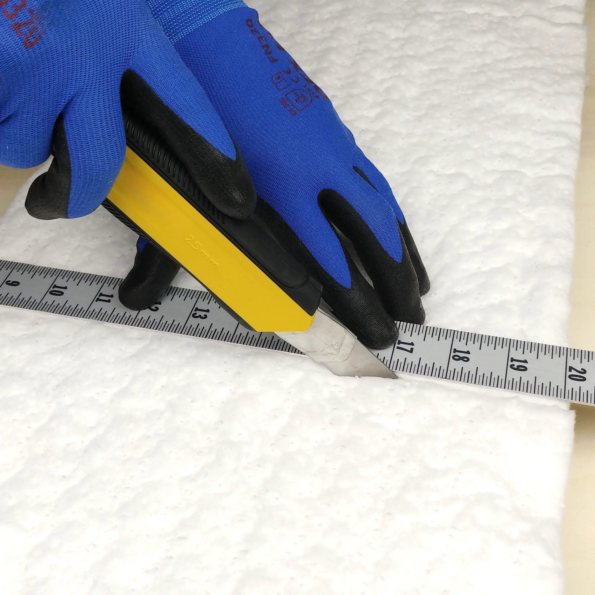 Cutting Heavy Duty Ceramic Fiber Insulation Blanket 2 Inch Thick By 15 By 24 In 2400 F Fireproof Heat Shield For Wood Stoves