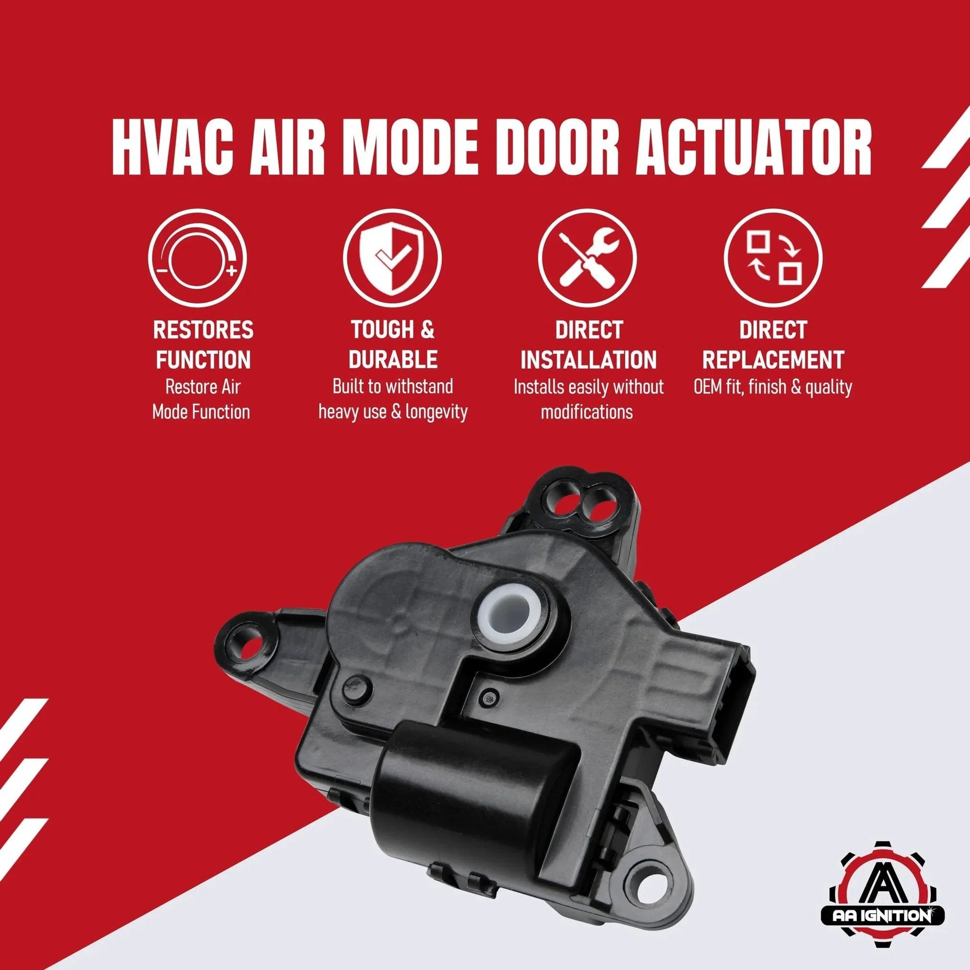 HVAC Mode Actuator Vent Control Left Main Replacement For Hyundai And Kia Vehicles Fits Azera Elantra Sonata Cadenza Forte Forte5 Optima Replaces 971573SAA0 And 604 327 Helps Your Ride Stay Comfortable With Precise Air Direction