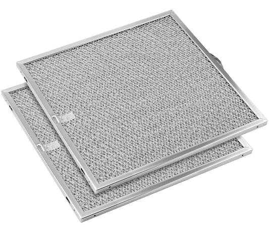 Range Hood Grease Filter 11 1/4 by 11 3/4 by 3/8 Inches Two Pack Compatible with Broan NuTone Kenmore Hoods Replacement S99010316