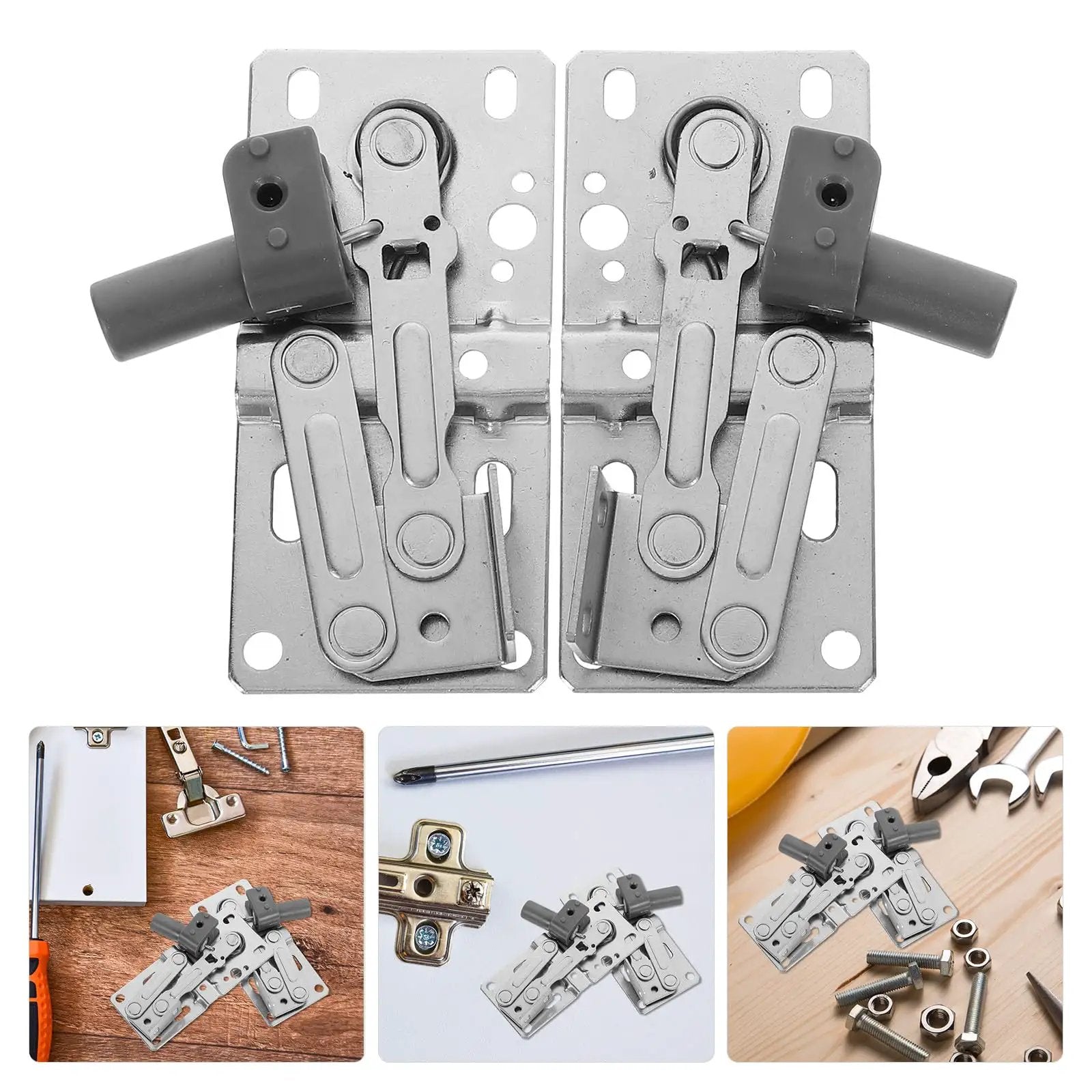 45 Degree Flip Down Soft Close Cabinet Hinges With Spring Damping For Wooden Furniture Doors Hydraulic Pivot Hinges