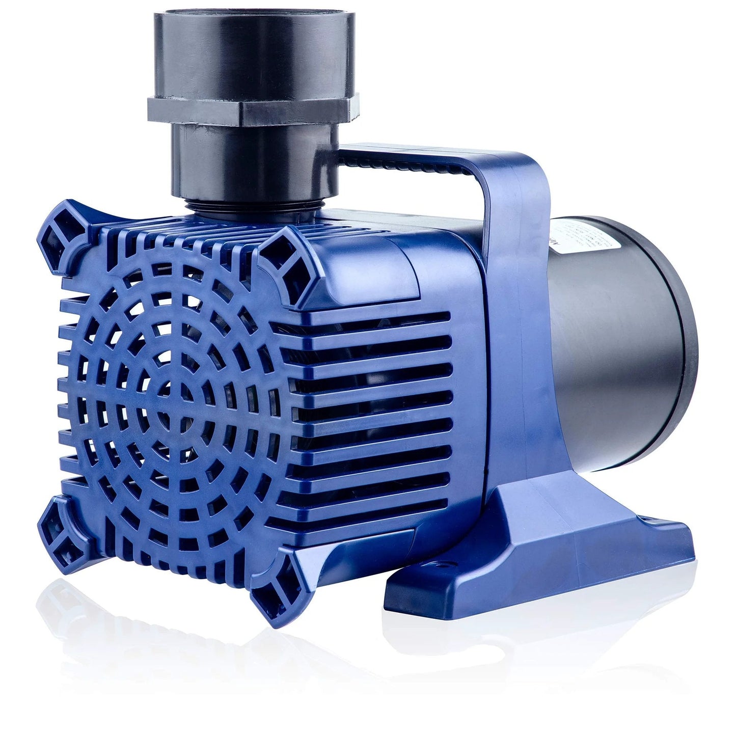Side view of Powerful 10300 GPH Submersible Water Pump for Ponds, Fountains, and Waterfalls With 40 Ft Lift, 33 Ft Cord, Adapters Included, Quiet Operation, 960 Watts for Reliable Water Circulation Alpine Corporation