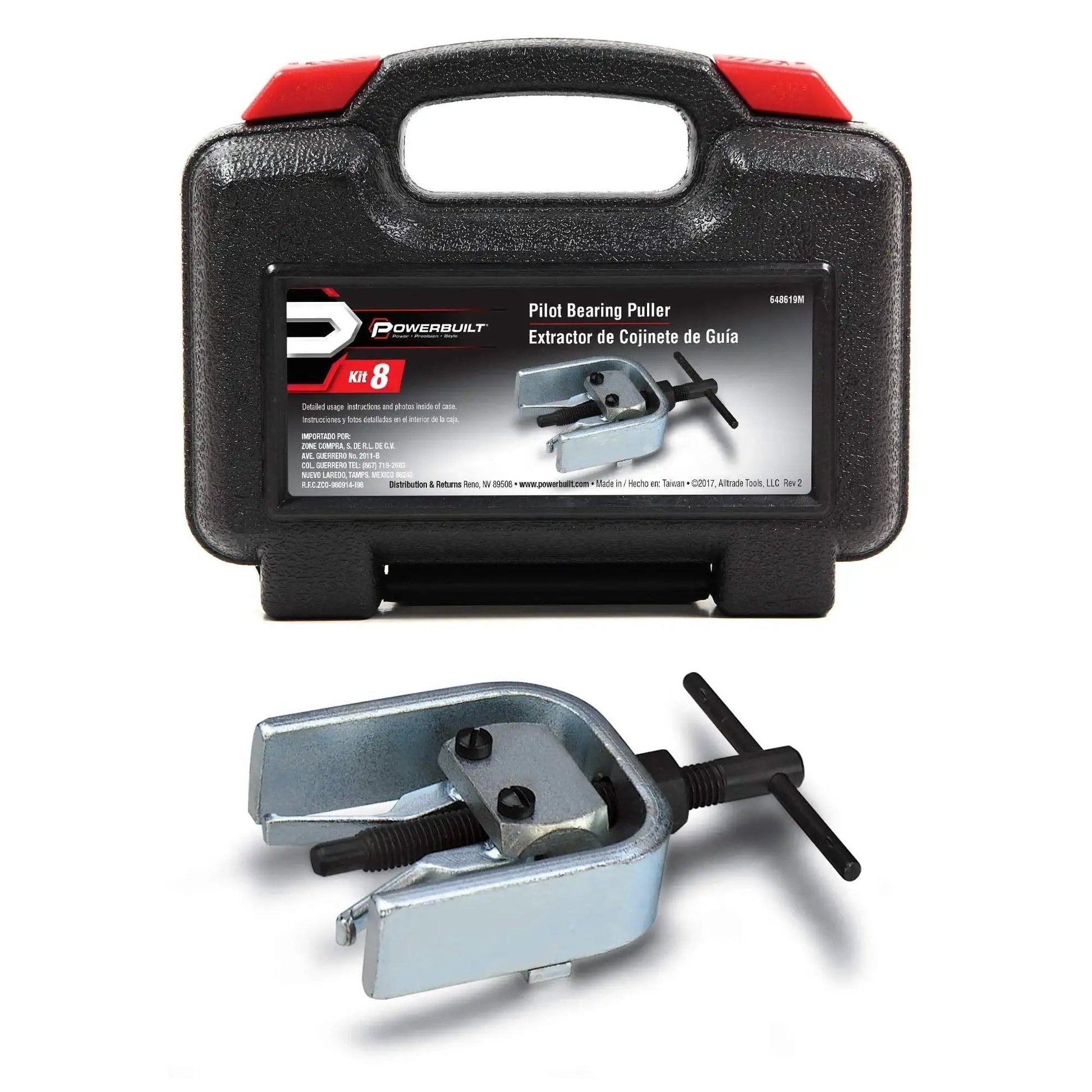Pilot Bearing And Bushing Puller For Flywheels And Clutch Replacement With Deep Reach Fingers Heavy Duty Removal Tool with case