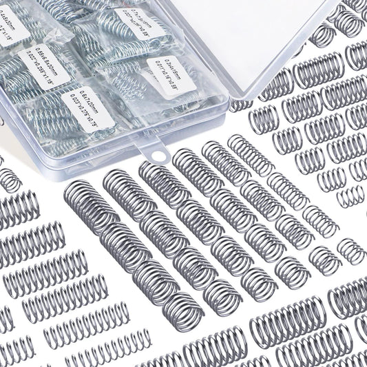 40 Size Stainless Steel Compression Springs Assortment Kit, 200 Pieces In Individual Bags, Pro Grade, Versatile Shop And Home Repair Set For Everyday Projects, Small Appliances, Equipment And More